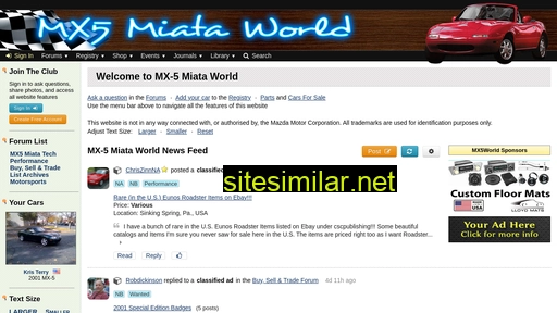 mx5world.com alternative sites