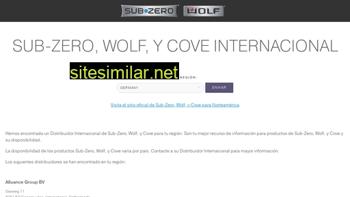 Subzero-wolf similar sites
