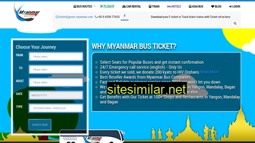 myanmarbusticket.com alternative sites