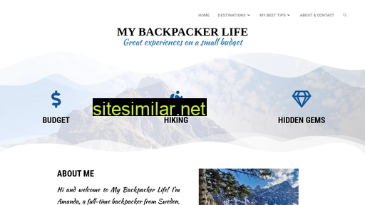 Mybackpackerlife similar sites