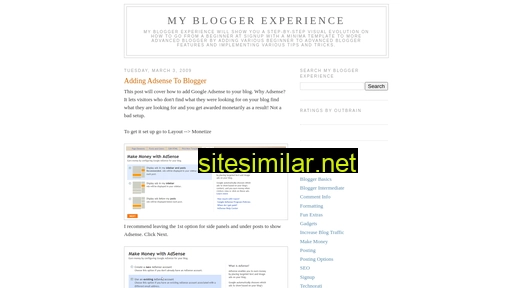 mybloggerexperience.blogspot.com alternative sites