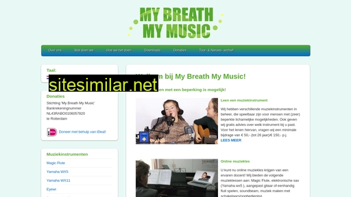 mybreathmymusic.com alternative sites