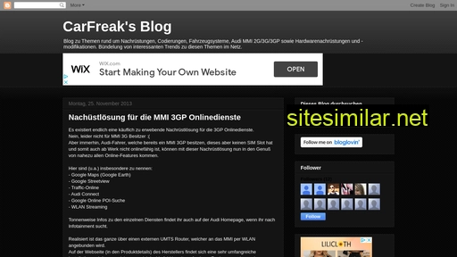 mycarfreak.blogspot.com alternative sites