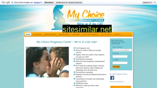 mychoicepregnancycenter.com alternative sites
