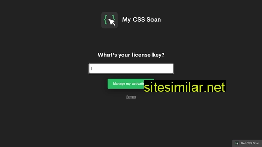 Mycssscan similar sites