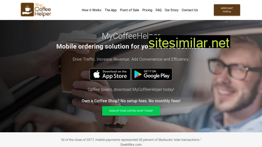 Mycoffeehelper similar sites