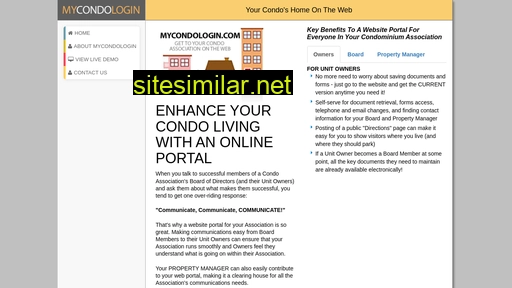 mycondologin.com alternative sites
