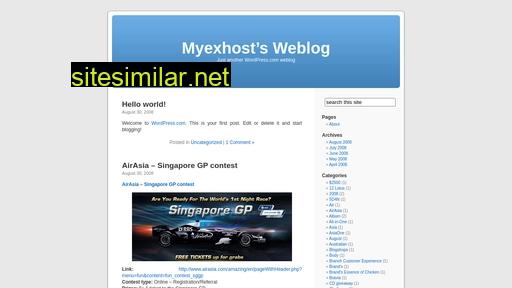 myexhost.wordpress.com alternative sites