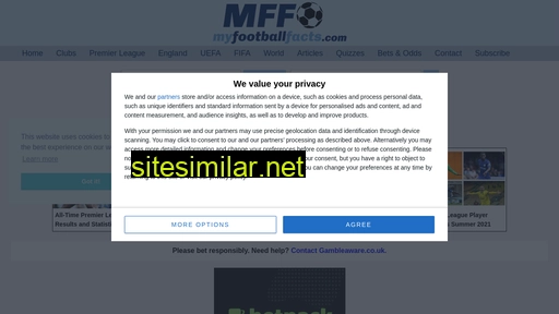 myfootballfacts.com alternative sites