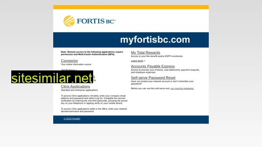 myfortisbc.com alternative sites