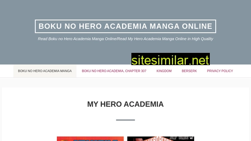 myheroacademiamanga.com alternative sites