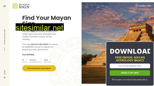 mymayansign.com alternative sites