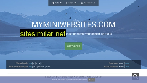 myminiwebsites.com alternative sites