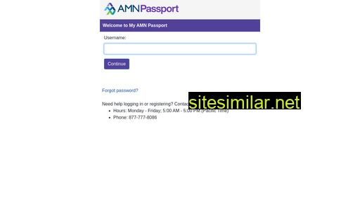 Amnpassport similar sites
