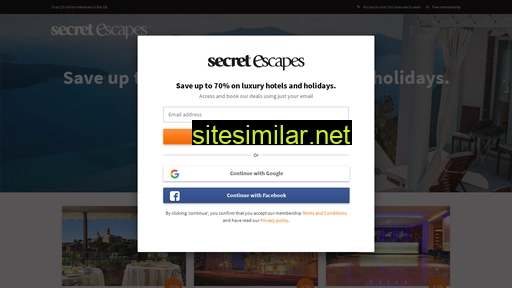 my.secretescapes.com alternative sites