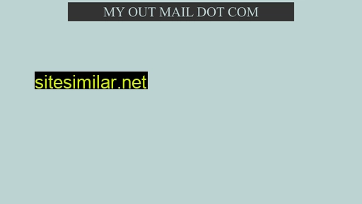 Myoutmail similar sites