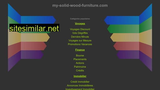 My-solid-wood-furniture similar sites