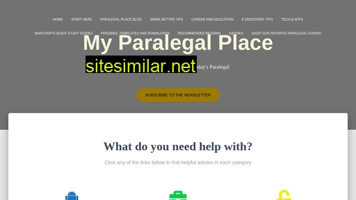 Myparalegalplace similar sites