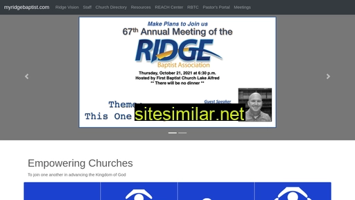 myridgebaptist.com alternative sites