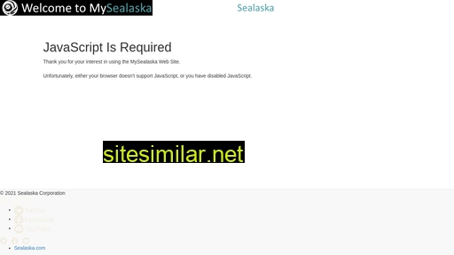 mysealaska.com alternative sites