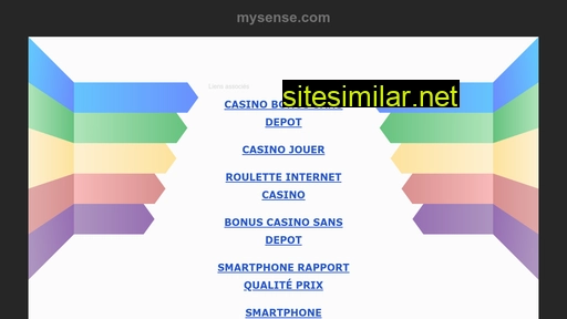 mysense.com alternative sites
