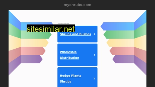 myshrubs.com alternative sites