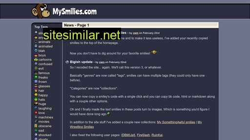 mysmilies.com alternative sites