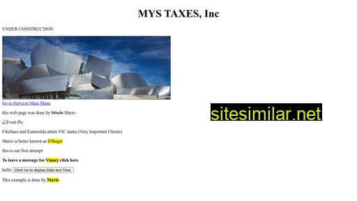 mystaxes.com alternative sites