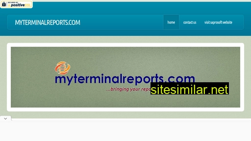 Myterminalreports similar sites