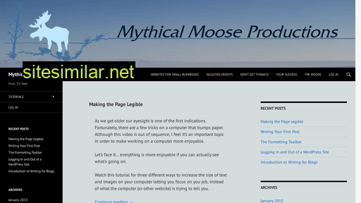 Mythicalmoose similar sites