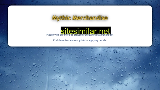 Mythicmerchandise similar sites