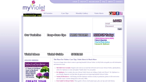 Myviolet similar sites