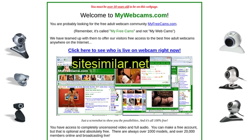 mywebcams.com alternative sites