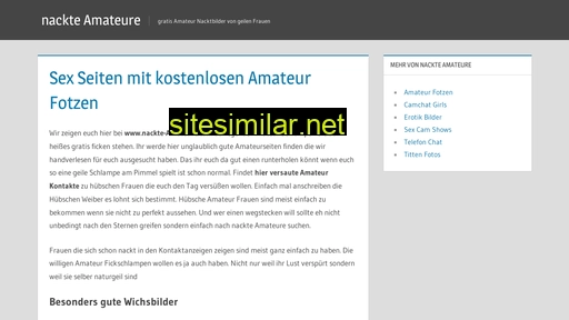 nackte-amateure.com alternative sites