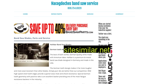 nacogdochesbandsawservice.com alternative sites