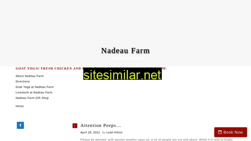 nadeaufarm.com alternative sites