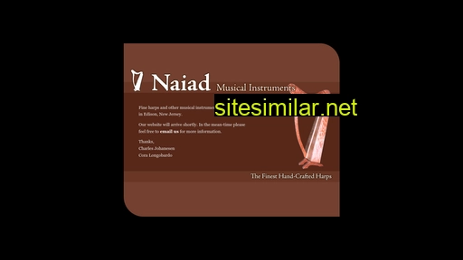 naiadharps.com alternative sites