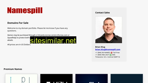 namespill.com alternative sites