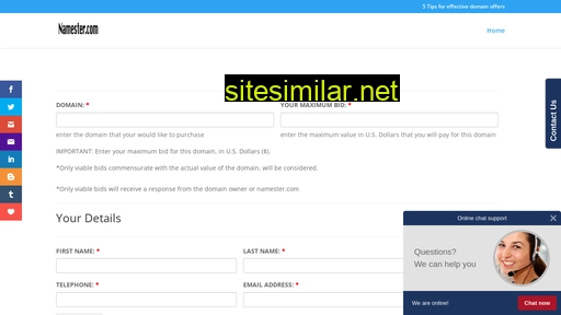 namester.com alternative sites