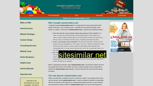 nameinvaders.com alternative sites