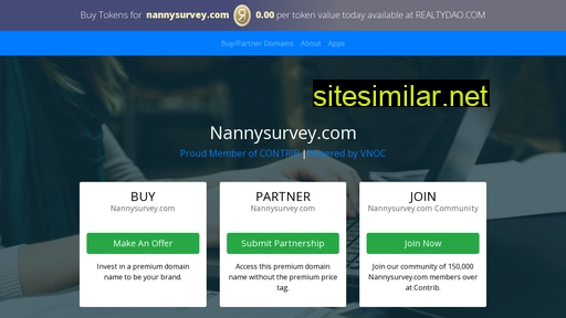 Nannysurvey similar sites