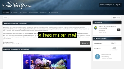 nano-reef.com alternative sites