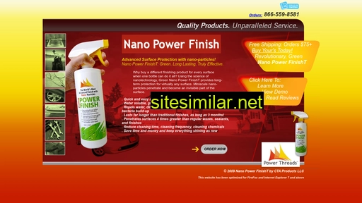 nanopowerfinish.com alternative sites