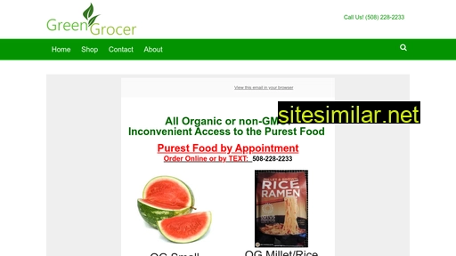 nantucketgreengrocer.com alternative sites