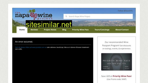 napawineproject.com alternative sites
