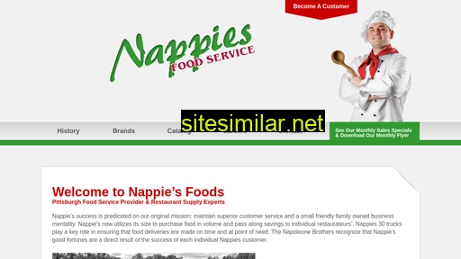 nappiesfoods.com alternative sites