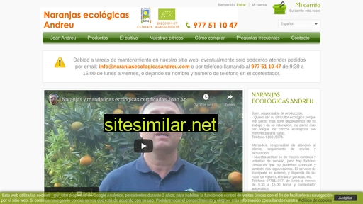 naranjasecologicasandreu.com alternative sites