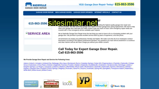 nashville-garage-door-repair.com alternative sites
