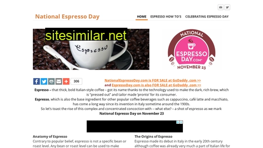 nationalespressoday.com alternative sites