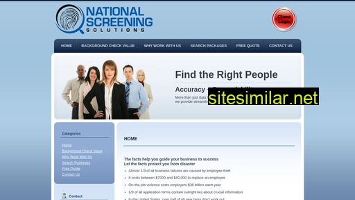 nationalscreenings.com alternative sites